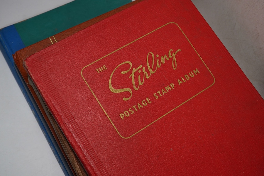 World stamps, mint unused and used in various stock books and albums